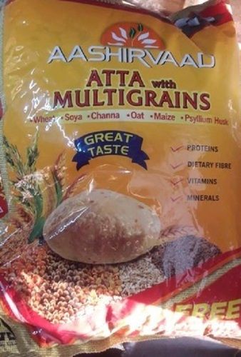 White High Source Of Dietary Fiber And Less Starch Multigrains Aashirvaad Wheat Flour 