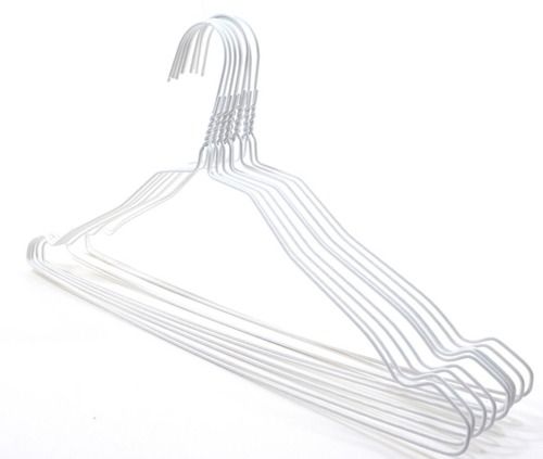 Silver Highly Durable And Fine Finish Stainless Steel Wire Hanger