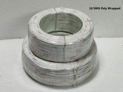 Pvc Insulated 18 Swg Poly Wrapped Aluminum Winding Wire For Motors Cable Capacity: 420 Volt (V)