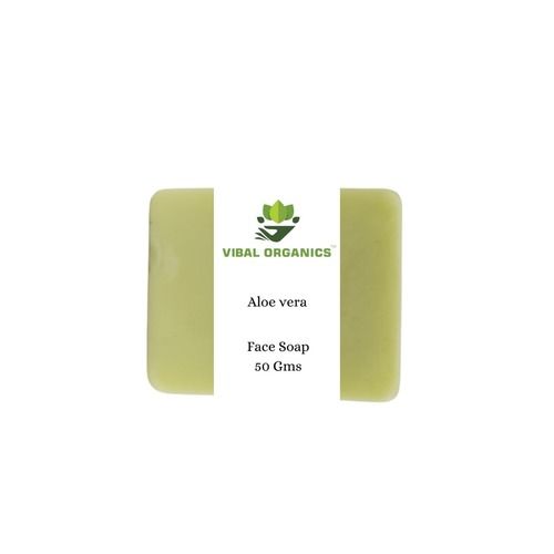 Skin Friendly Vibal Organic Natural Face Soap Aloe Vera, 50gm Pack