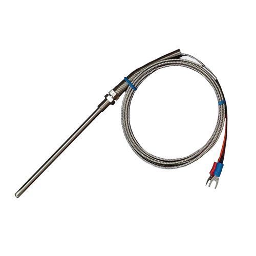 Stainless Steel Spring Loaded Thermocouple - 700-900°C Temperature Range | CE, ISO Certified, Customized Industrial Usage, Chrome Finish