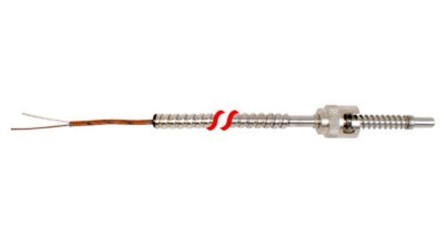 Stainless Steel Metal Spring Loaded Thermocouple Temperature Range: 700 - 900 Celsius (Oc)