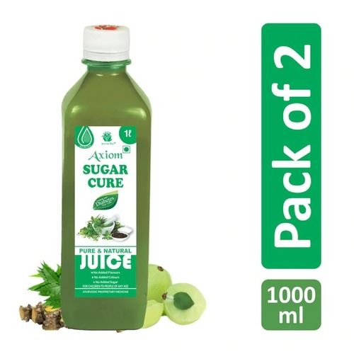 Sugar Cure Anti-Diabetic Giloy, Kalmegh, Methi Dana, Arjun Chal And Neem Juice, 1000 Ml Age Group: For Adults