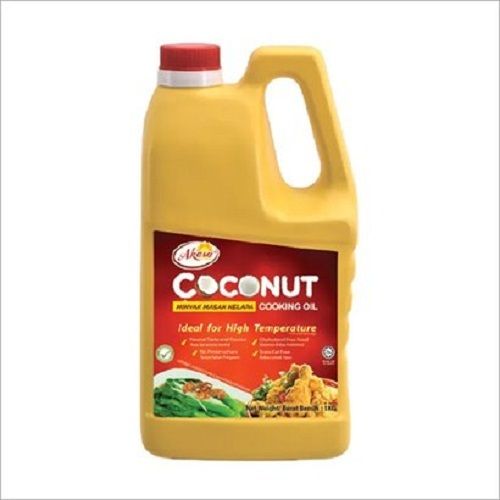 100% Pure And Healthy Organic Akasa Coconut Cooking Oil, Pack Of 1 Litre 