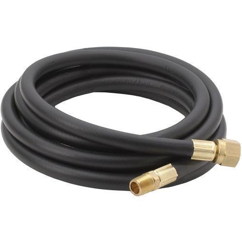 1M Black Rubber Pressure Hose Pipe Used In Water With 40 Psi Pressure Warranty: Yes