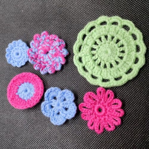 Colorful Cotton Appliques For Bags, Hats, Clothes And Caps