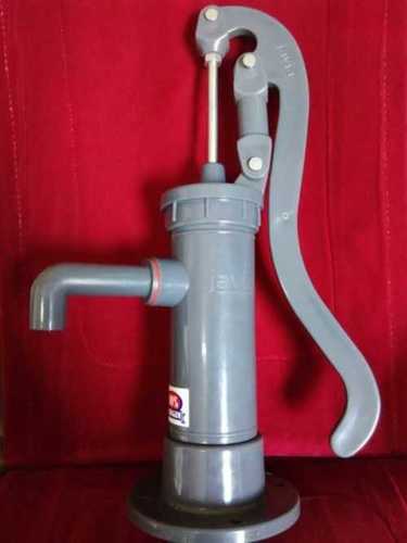 Round Easy And Convenient To Use Plastic Flange Hand Pump Suitable For Water Supply In Home 