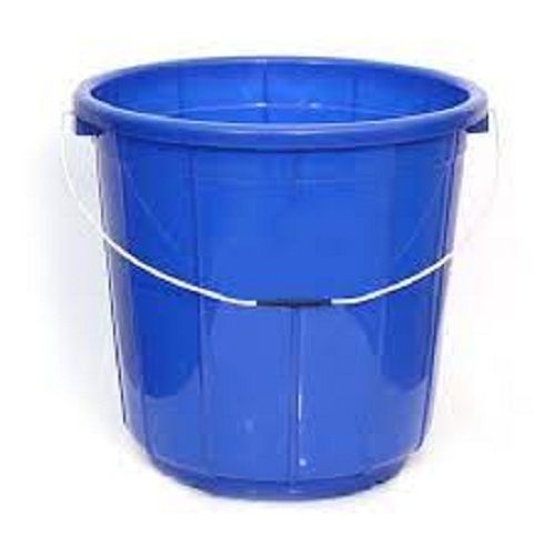 Pvc Easy To Clean Abrasion Resistance Unbreakable Blue Plastic Bucket For Home And Hotels