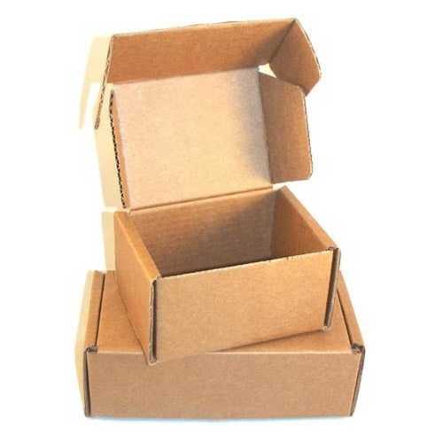 Brown High Strength Lightweight Packaging Corrugated Box Good Load Capacity