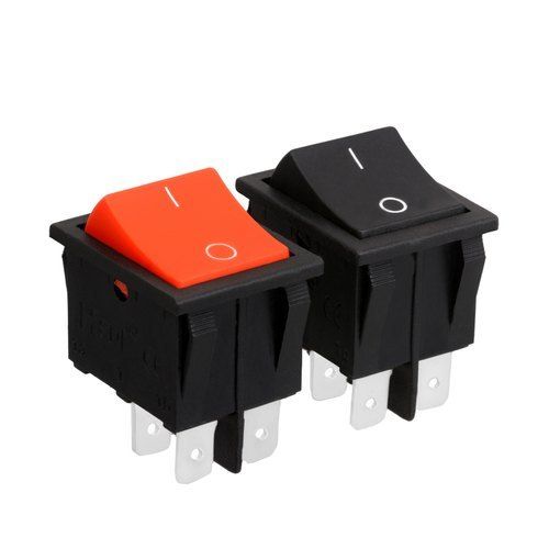 Black Highly Durable, Fine Finish And Rust Resistant Rocker Switch 