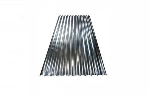 Pre Coated Galvanized Zig Zag Pattern Galvanized Silver Metal Roofing Sheets, Thickness 0.80 Mm, Length 13 Meter