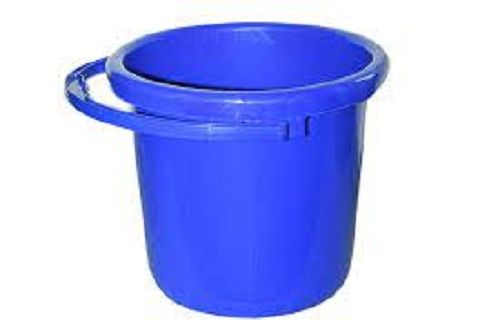 Robust Design And Unbreakable Blue Plastic Bucket For Home And Hotels