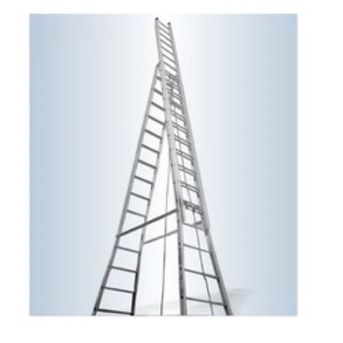 Fine Finish Step Ladder Structure Aluminium Road Star Tower Ladder For Industrial