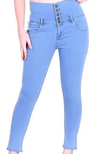 Dark Blue Color WomenS 3 Button High Rise Skinny Jeans For Daily And  Occasion Wears Age Group 16 Years at Best Price in Azamgarh  Devrani  Jethani Saree Ghar