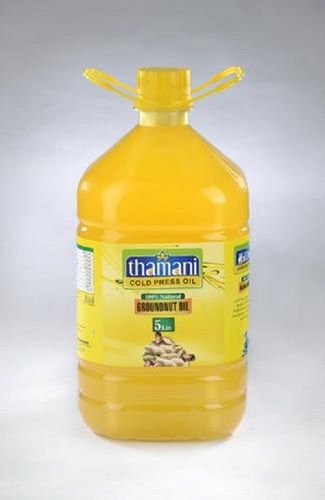 100% Natural Pure Thamani Edible Groundnut Oil, Helps Keeps Heart Healthy