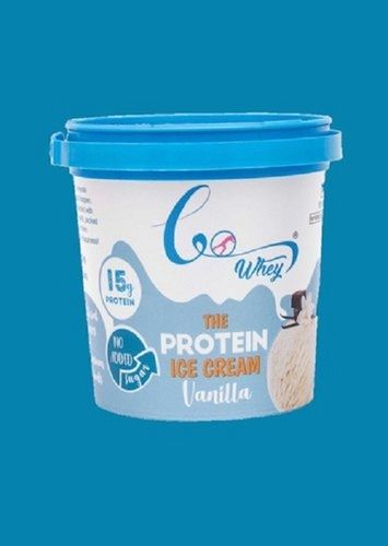 100% Tasty Healthy And Delicious White Colour Vanilla Flavor Ice Cream Cup