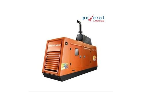 Red 3 Phase Mahindra Powerol 100 Kva Diesel Genset, Fuel Tank 250 Liter, Output 415 Voltage