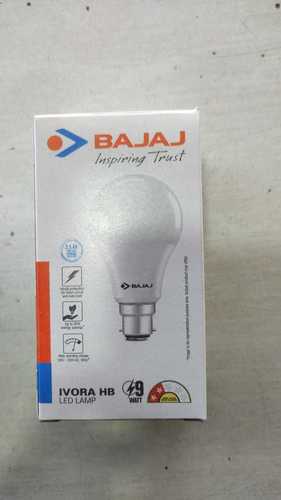 White 9Watt, 220Volt, 50Hz, Round Shape Cool Day Light Bajaj Led Bulb