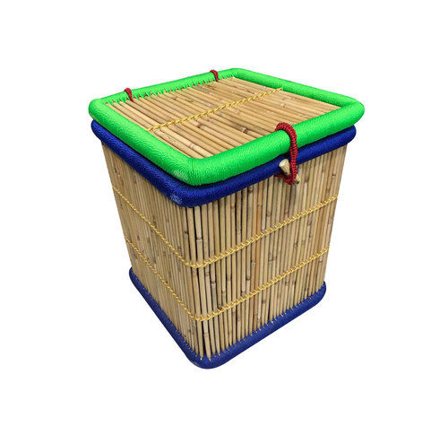 Bamboo Laundary / Hamper Basket for Home Useful (Medium Size)