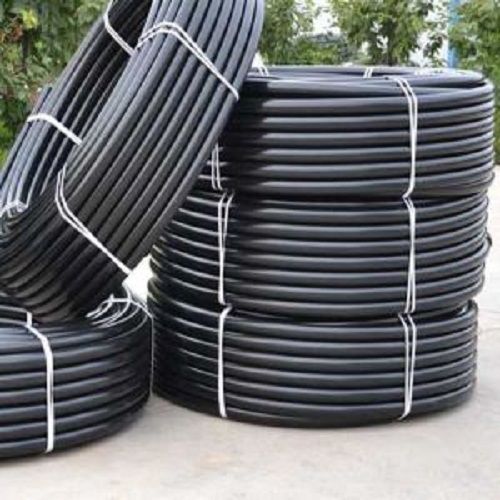 Black Heavy-Duty Plastic Leak-Resistant 6-Meter Round Sprinkler Pipe Length: 6  Meter (M)