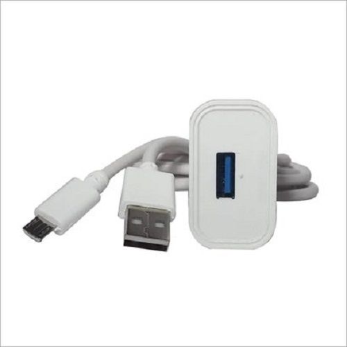 Compact And Light Weight Single Slot Mobile Charger For Fast Charging Body Material: Plastic