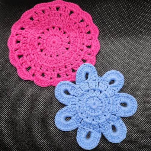 कपड़े और बैग के लिए अनुकूलित आकार की नीली लाल सूती बुनाई की तालियाँ