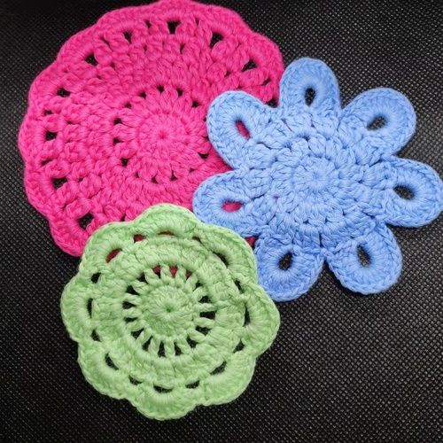 Customized Sizes Cotton Knitting Appliques For Clothes