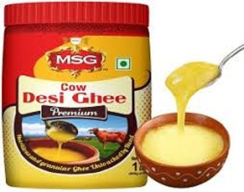 Improves Health Hygienic Prepared Easy To Digest Organic Fresh MSG Desi Cow Ghee