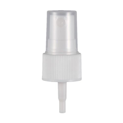 Plastic White Mist Spray Cap For Lotion, Perfume, Sanitizer And Cosmetic Product Bottles Hardness: Rigid