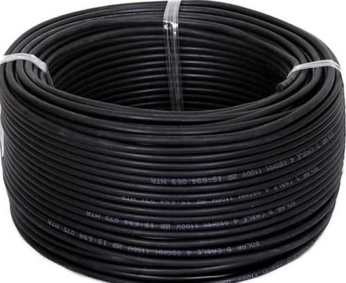 Black Color PVC Insulated 80m Single Core Flexible Copper Wires And Cables For Domestic