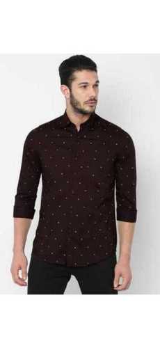 Tablets Button Closure Mens Full Sleeves Shirts