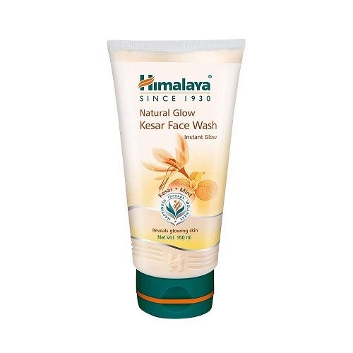 Natural Herbals Fairness Glow Kesar Face Wash For Glowing Skin Color Code: White