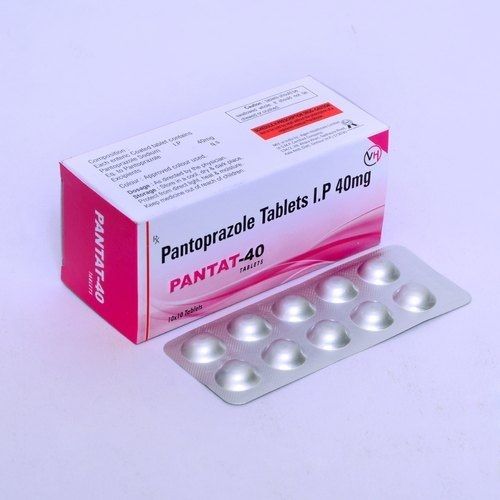 Pantoprazole Tablets Ip 40Mg, 10X10 Tablet Pack Medicine Raw Materials