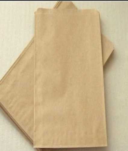 Recyclable Brown Paper Carry Bag In Plain Pattern, 10 X 7 X 4 Inch