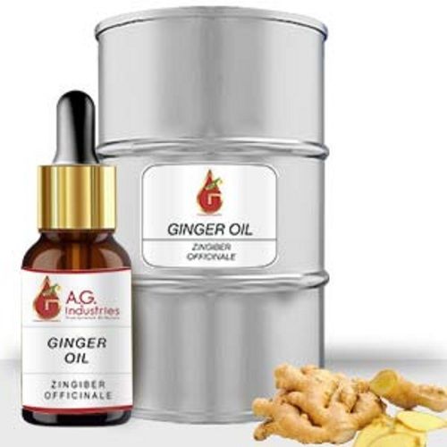 Steam Distilled Ginger Root Essential Oil (Zingiber Officinale) For Medicinal Use