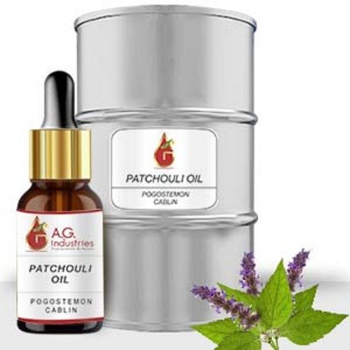 Steam Distilled Patchouli Leaf Essential Oil (Pogostemon Cablin) For Medicinal Use