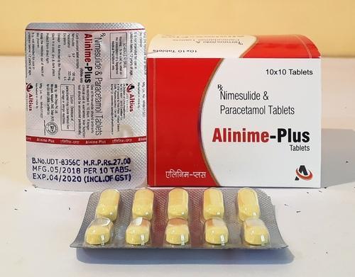 Alinime Plus Nimesulide And Paracetamol Tablets