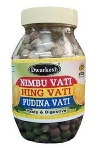 Ayurvedic Tablets Nimbu Hing Pudina Vati For Blood Purifier And Constipation