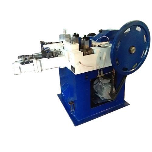 Blue Fully Automatic And Rust Resistant Wire Nail Making Machine 