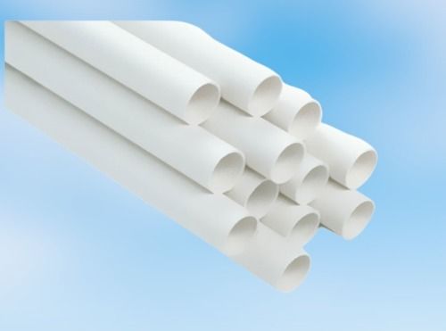 Length 6 Meter And Round Shape White Pvc Plastic Pipes With Anti Leakage Properties Thickness: 3 Millimeter (Mm)