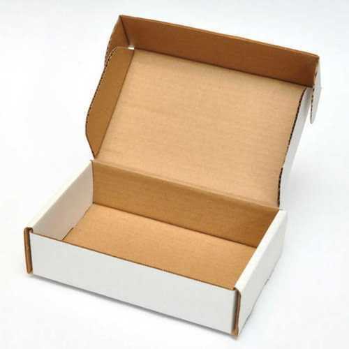 Paper Moisture Proof White Single Wall 3 Ply Laminated Duplex Packaging Box