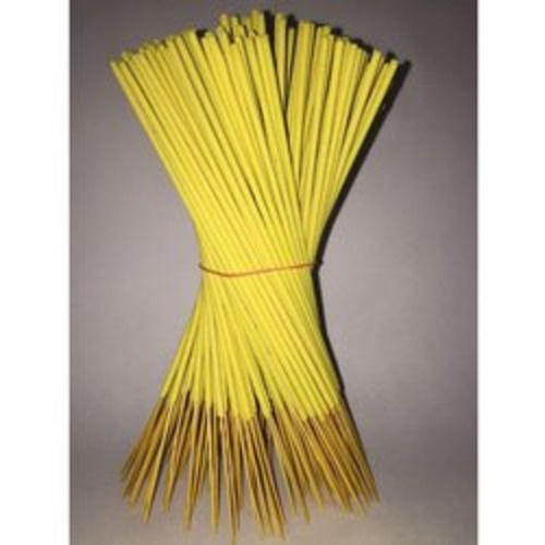 Natural Fragrance Bamboo Perfumed Yellow Incense Sticks For Worship 