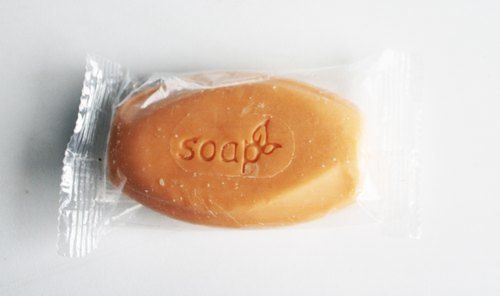 Yellow Pure Quality And Refreshing Bath Soap, Orange Color