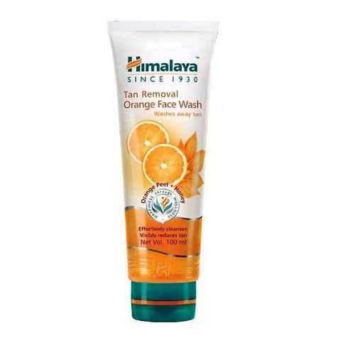 100 Ml Himalaya Tan Removal Face Wash In Orange Flavor For All Types Of Skin