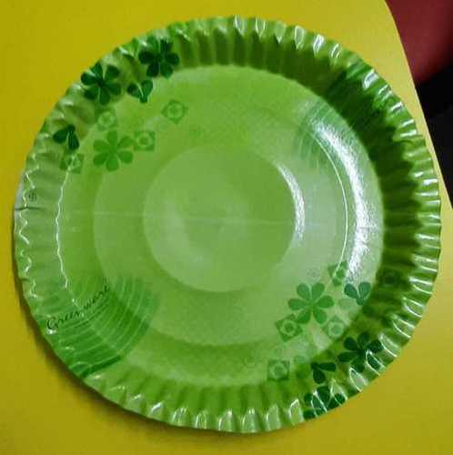 12 inch Green Disposable Plate