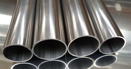 Silver 2 Inch Polished Stainless Steel Pipes With Anti Rust Properties