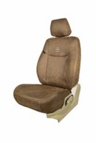 Front And Back Brown Color Nubuck Patina Leather Feel Fabric Car Seat Covers Vehicle Type: Neoprene