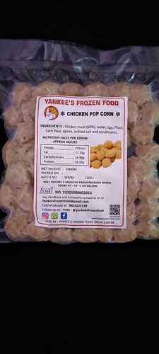 Frozen Chicken Pop Corn without Added Color