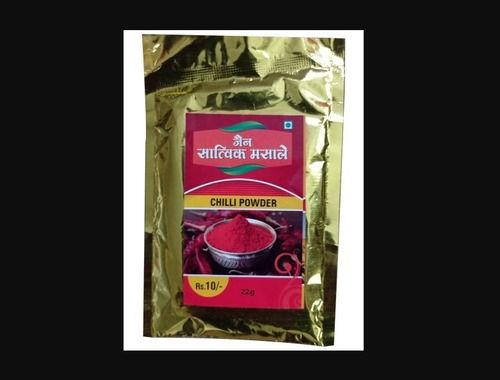 FSSAI Certified Natural Dried Red Chilli Powder For Spices, 22g Pack
