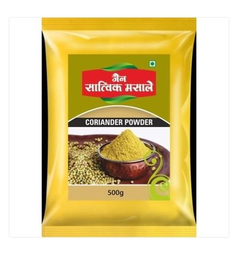 Green Jain Satvik Dried Organic Coriander Powder, Color Green, 500G Pack